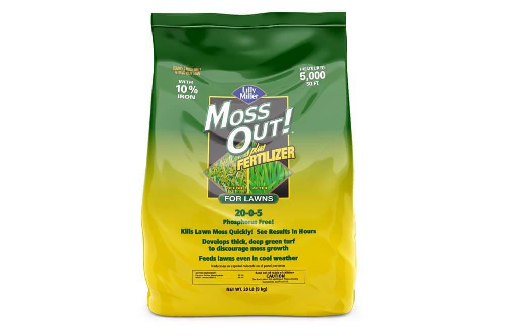 Moss Out! for Lawns Granules 20-0-5 20 lb bag