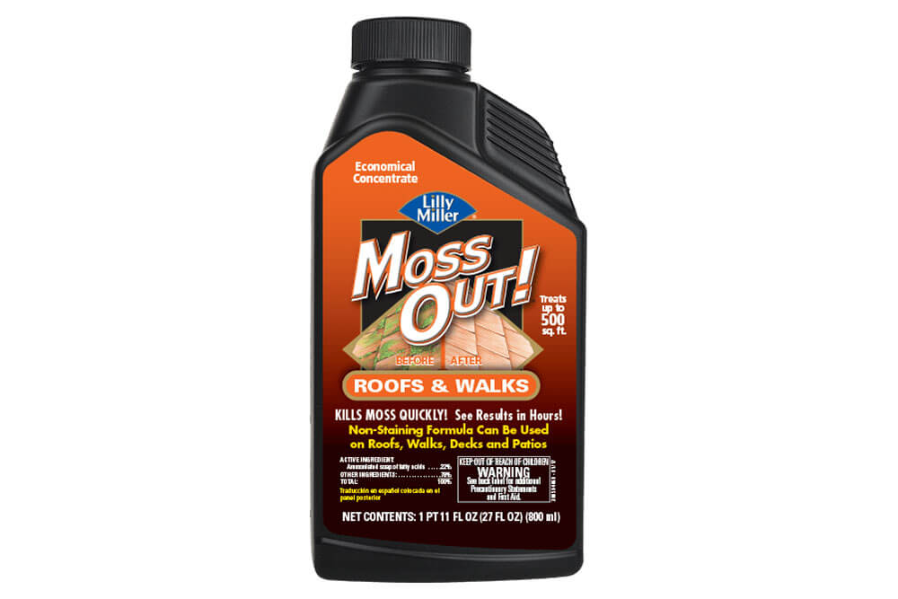 Moss Out! for Roofs and Walks Concentrate 27 fl oz bottle