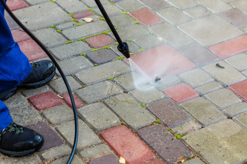 Clean Paving Slabs